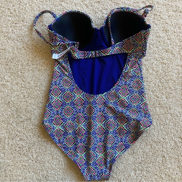 NWT Old Navy medium one piece suit, Blue - Picture 2 of 4
